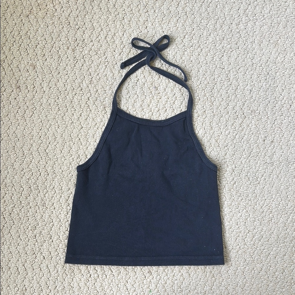 Brandy Melville Black Halter Top